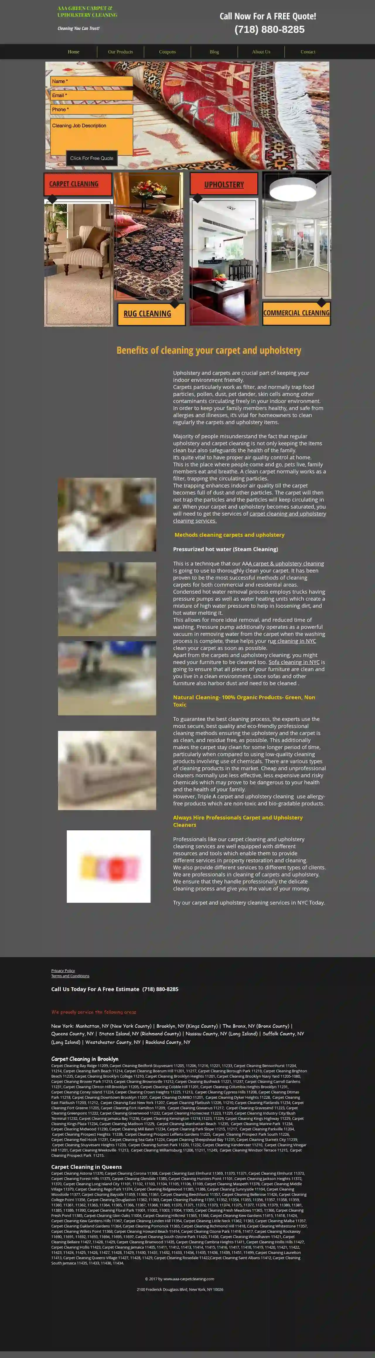 AAA Green Carpet & Upholstery Cleaning