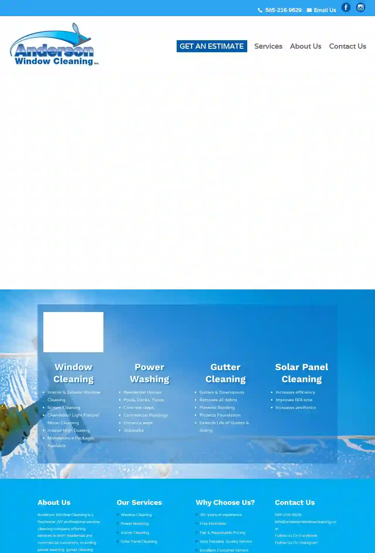ANDERSON WINDOW CLEANING INC