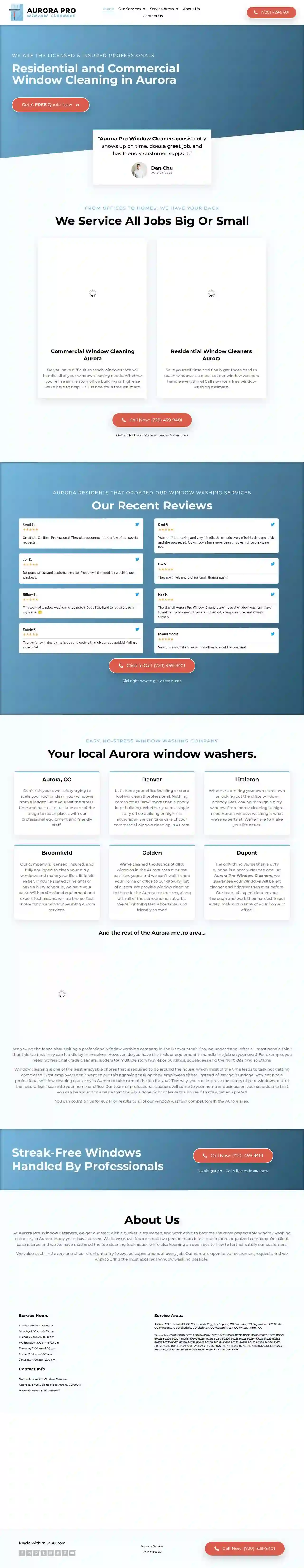 Aurora Pro Window Cleaners