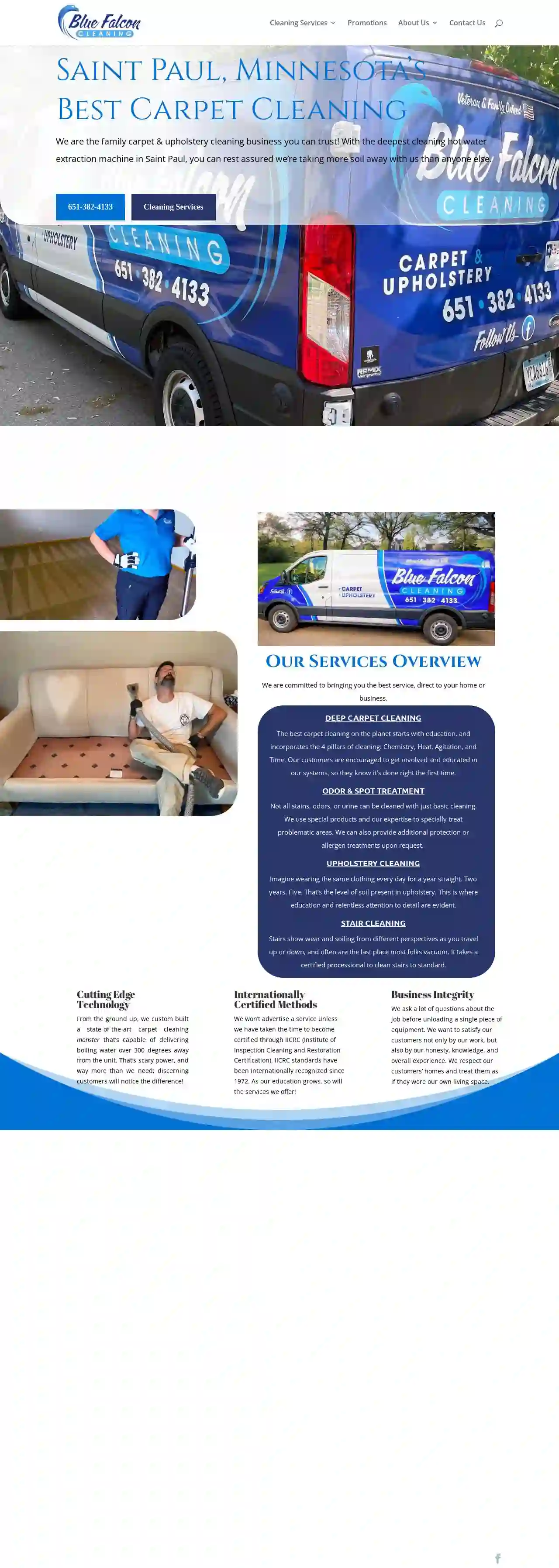 Blue Falcon Cleaning