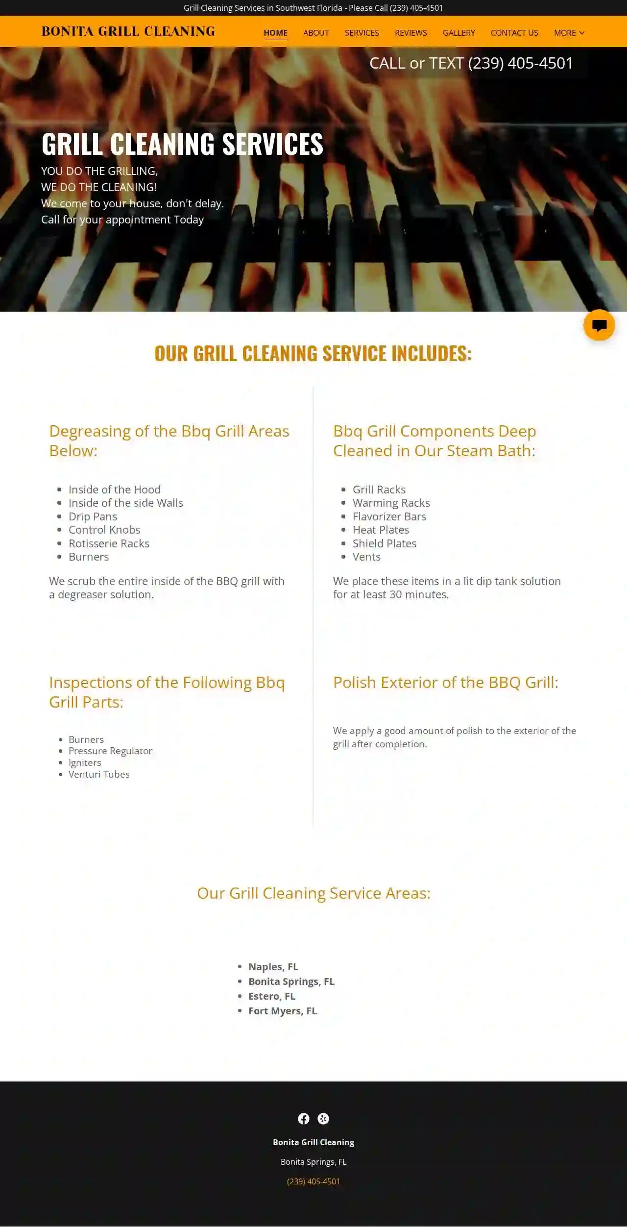 Bonita Grill Cleaning