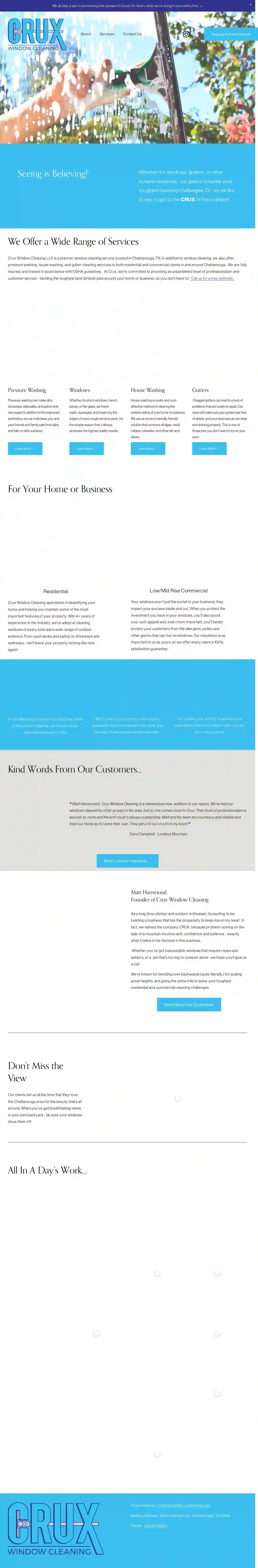Crux Window Cleaning LLC