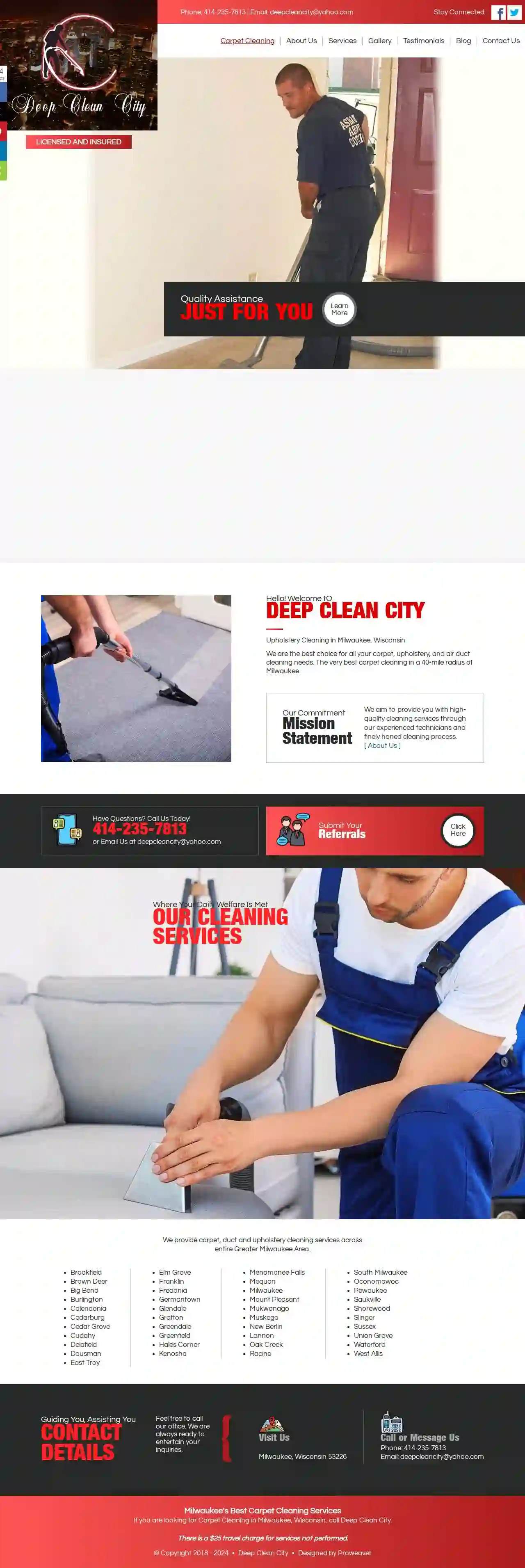 Deep Clean City Best Carpet Cleaning Company