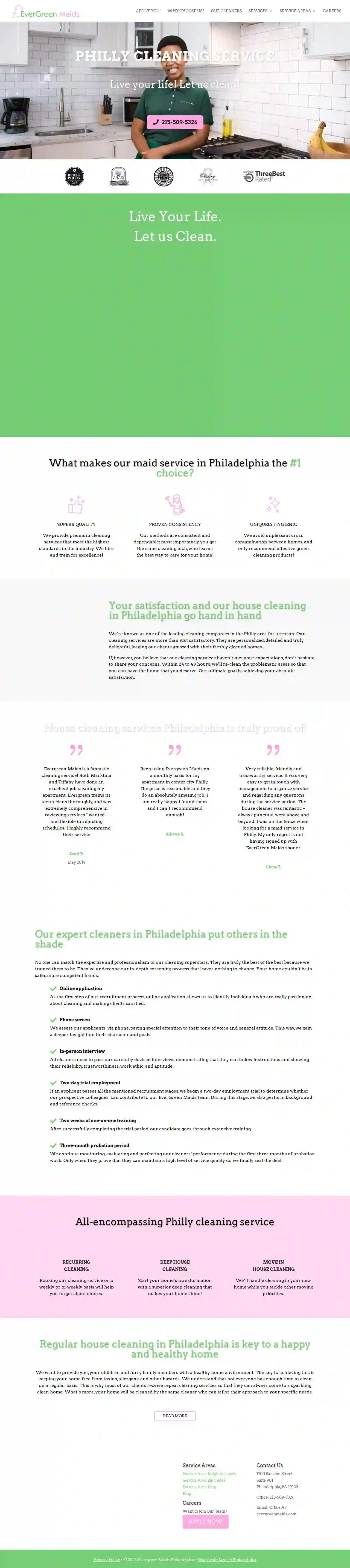 EverGreen Maids Philadelphia