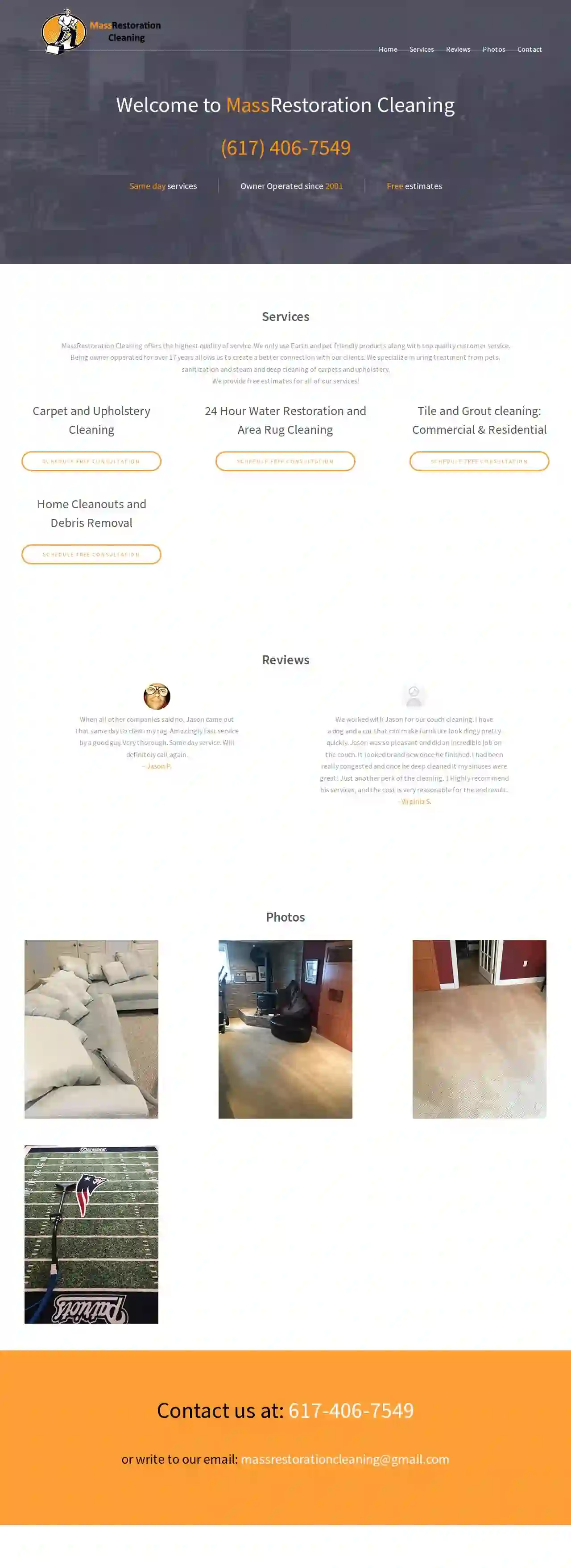 Mass Restoration Cleaning