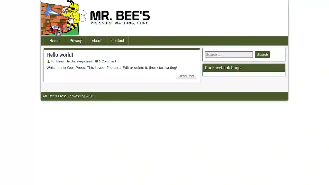 Mr. Bee's Pressure Washing, Corp.