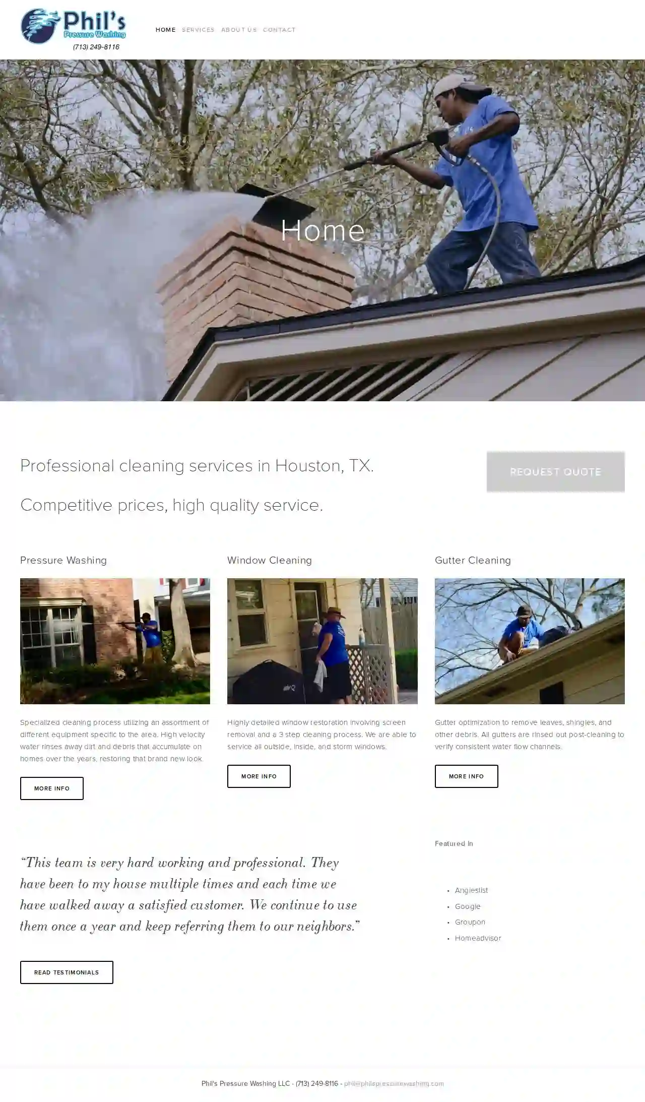 Phil's Pressure Washing