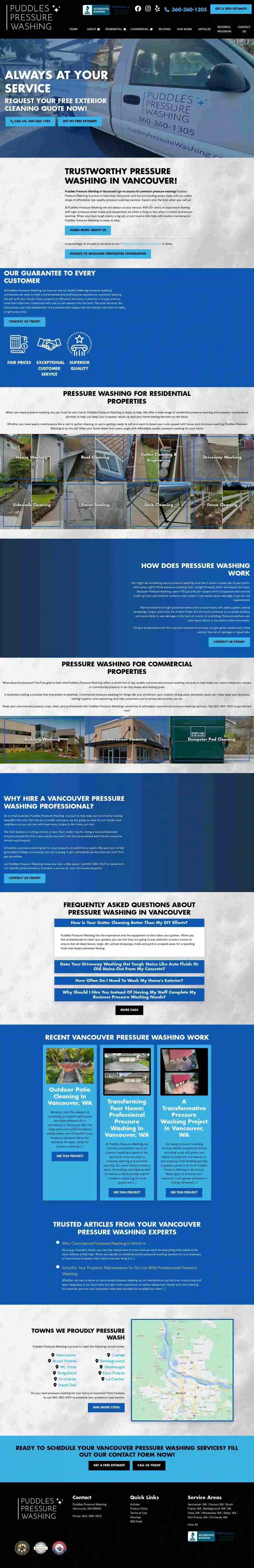 Puddles Pressure Washing