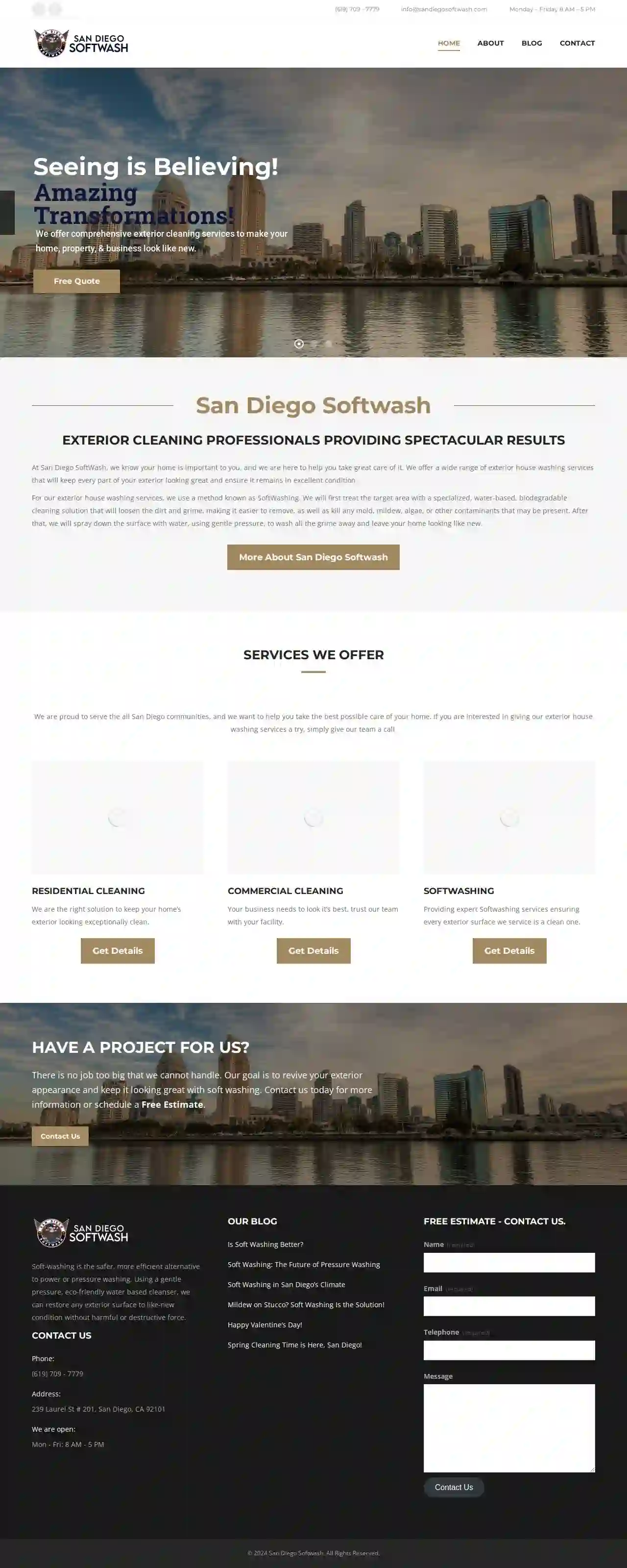 San Diego Softwash Pressure Washing
