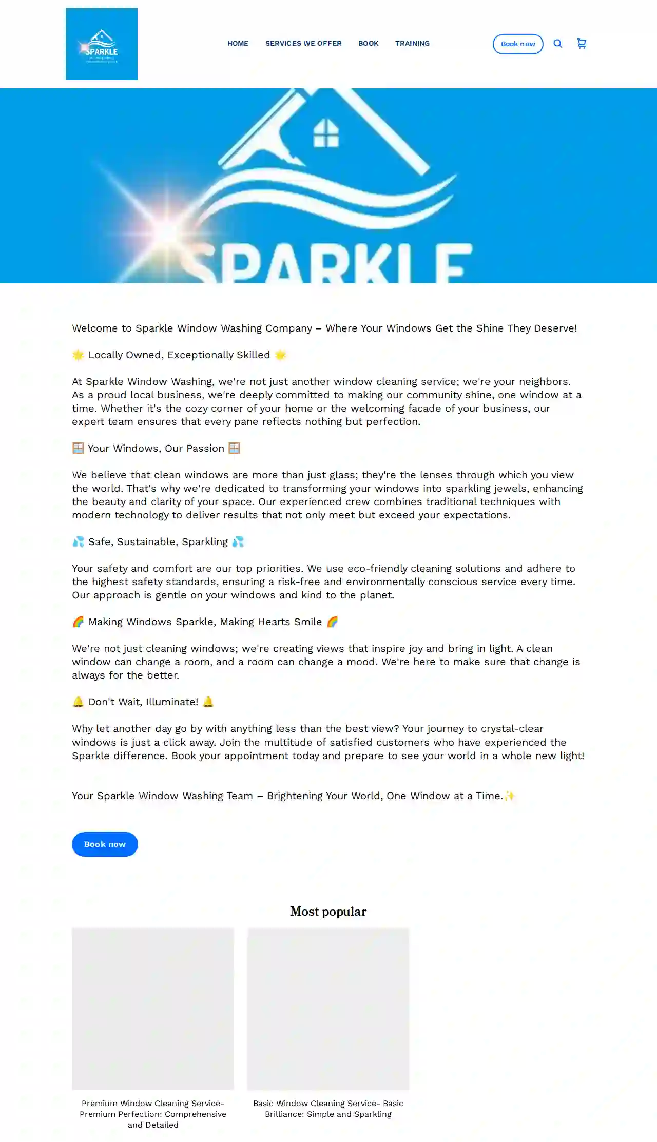 Sparkle-Window Cleaning