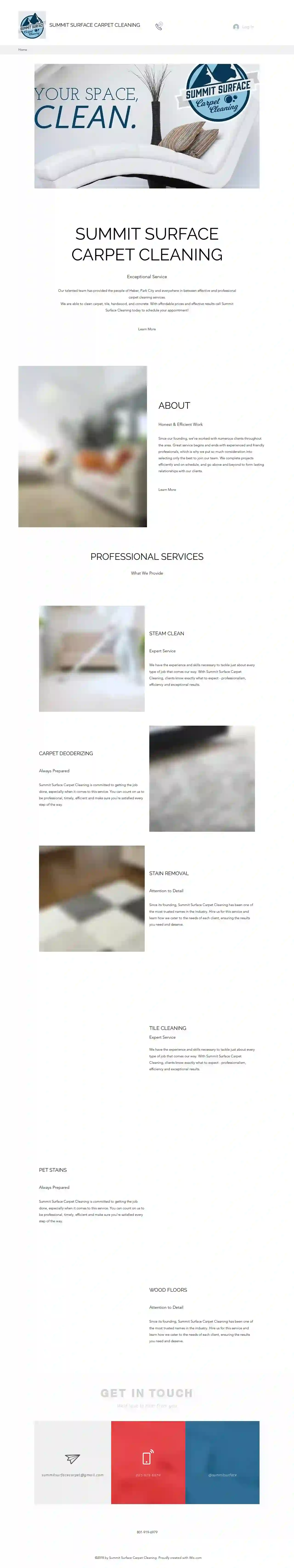 Summit Surface Carpet Cleaning