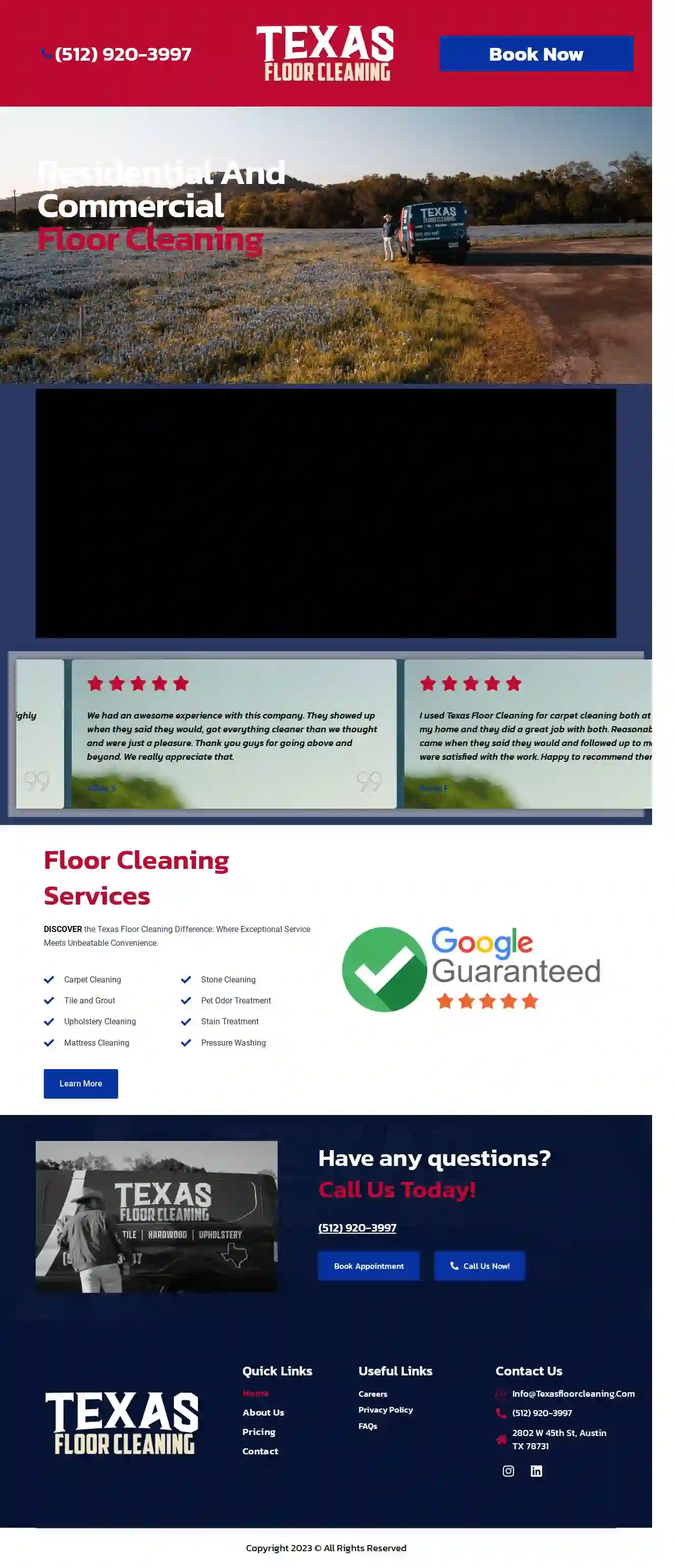 Texas Floor Cleaning