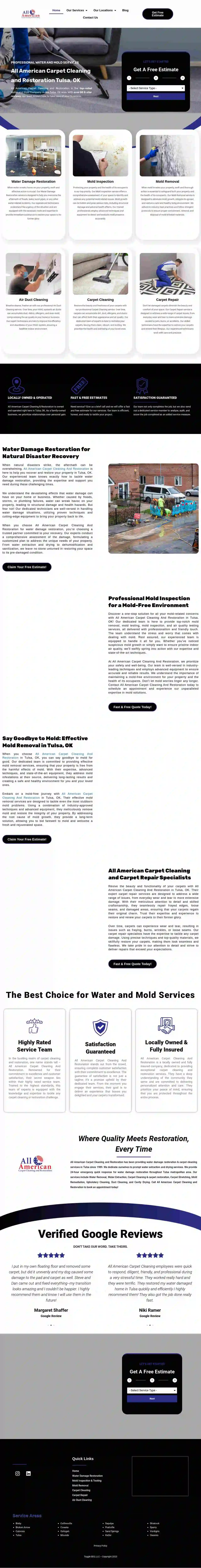 All American Carpet Cleaning And Restoration