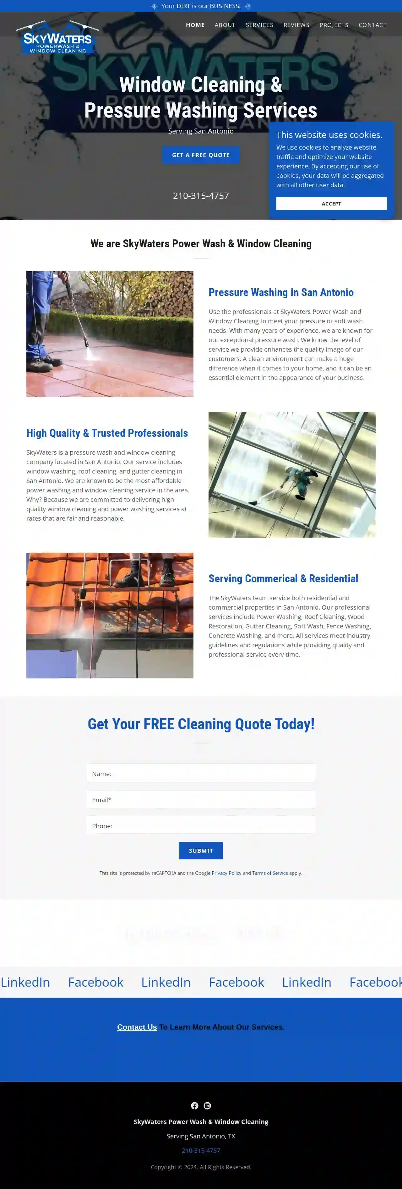 SkyWaters Power Wash and Window Cleaning