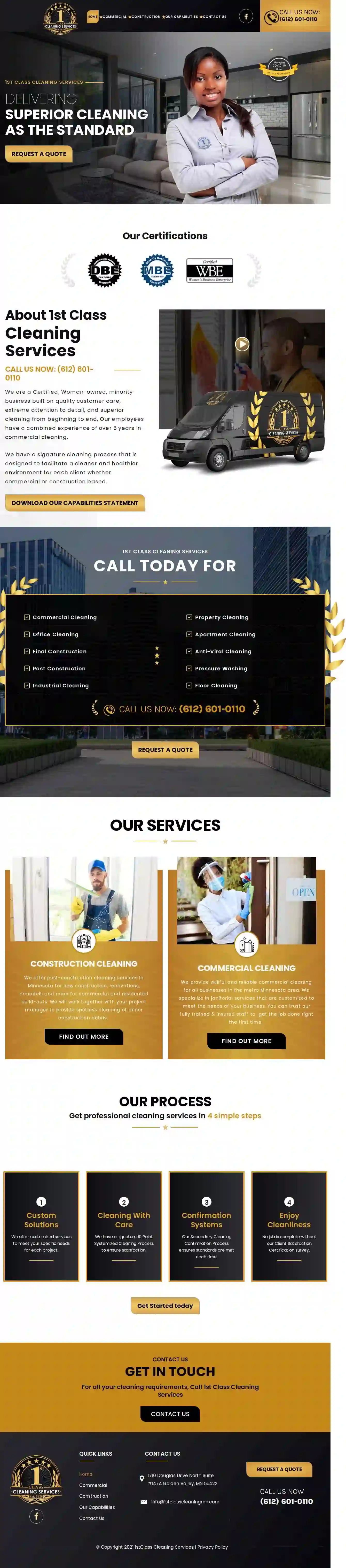 1st Class Cleaning Services