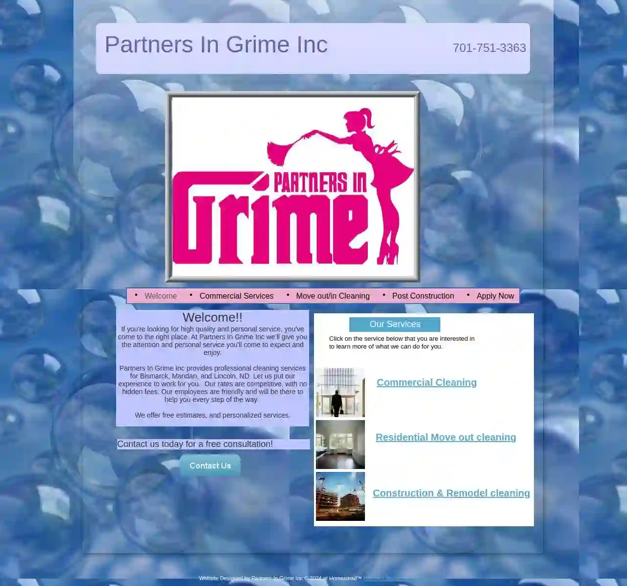 Partners in Grime cleaning services