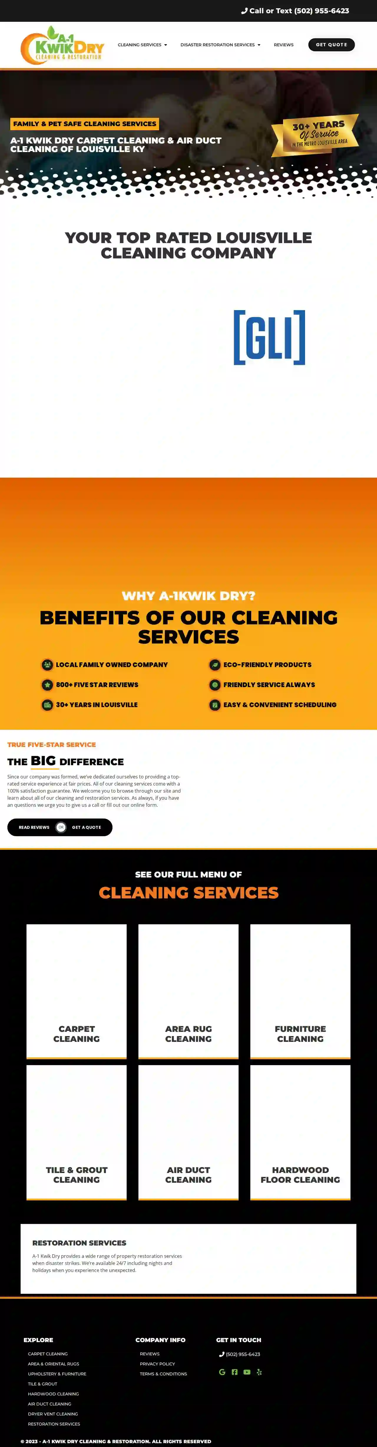 A-1 Kwik Dry Carpet Cleaning & Air Duct Cleaning