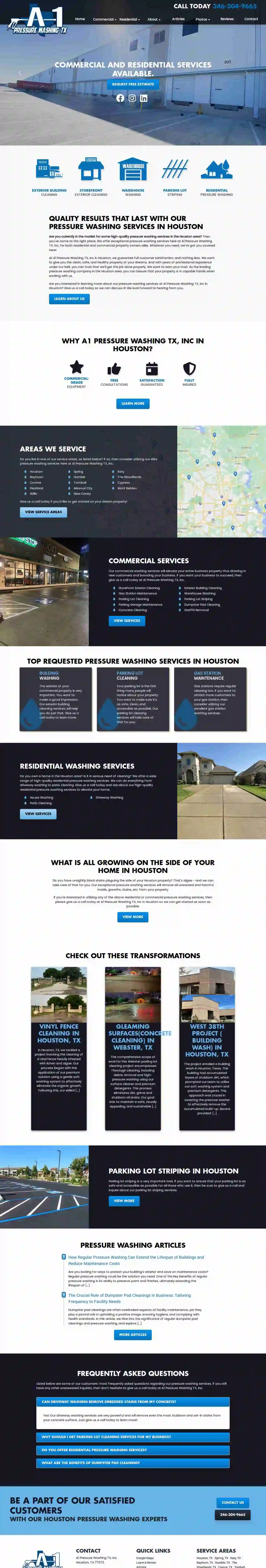 A1 Pressure Washing Tx, INC.