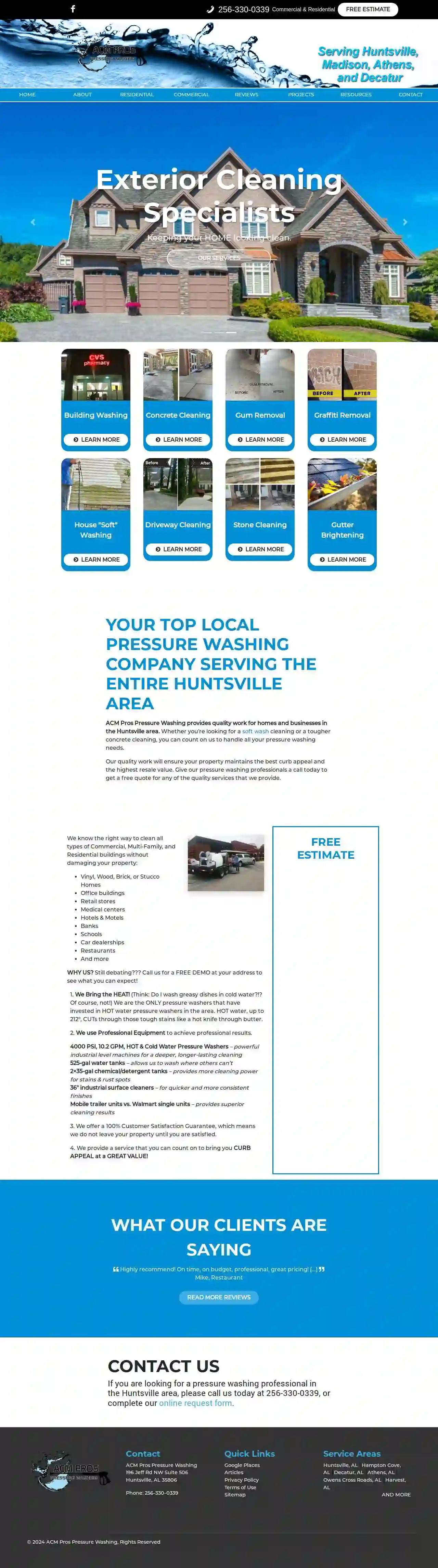 ACM Pros Pressure Washing