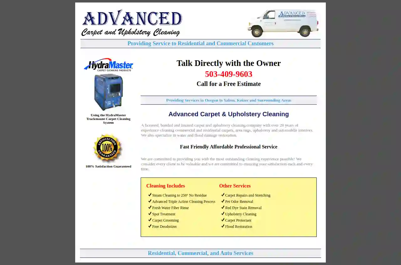 Advanced Carpet and Upholstery Cleaning