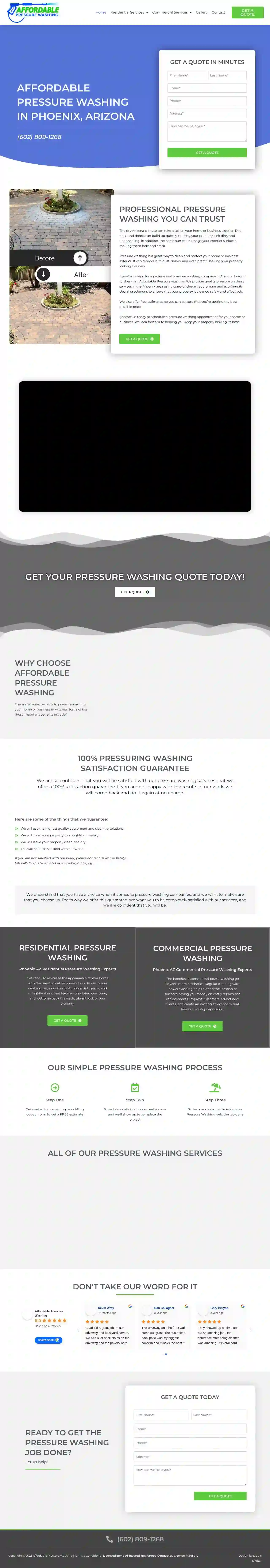 Affordable Pressure Washing - Arizona