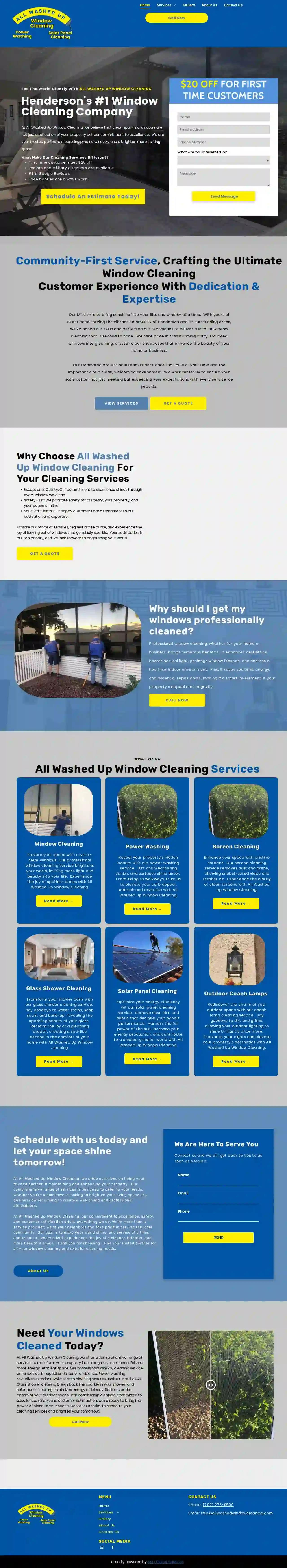 All Washed Up Window Cleaning