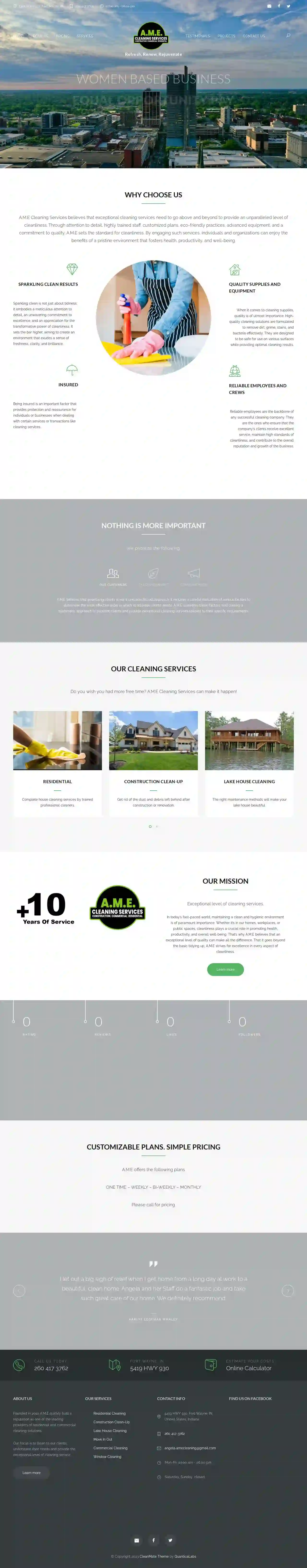 Ame Cleaning Services