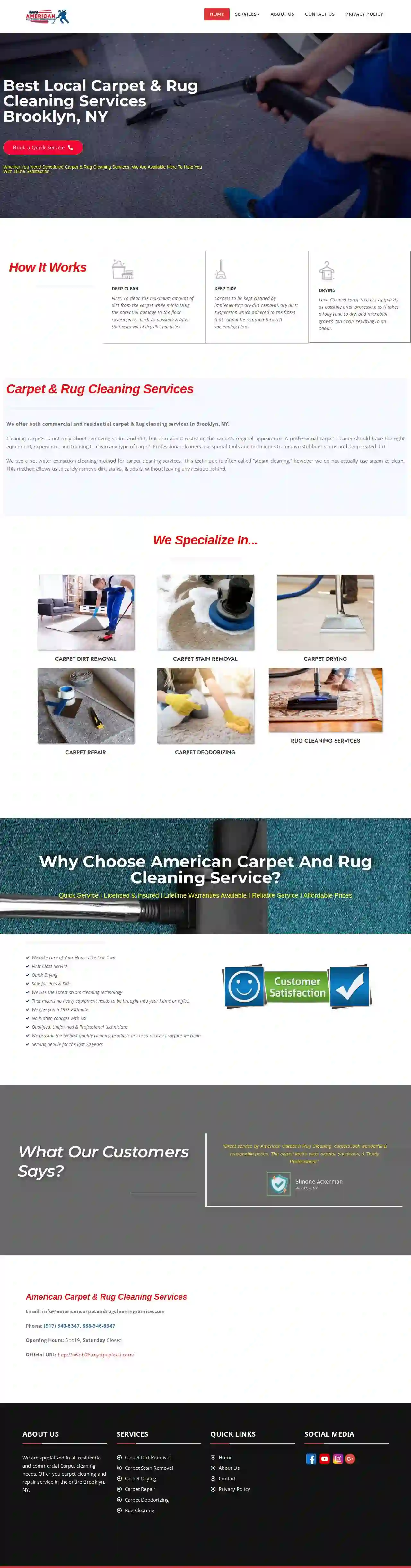 American Carpet And Rug Cleaning Service