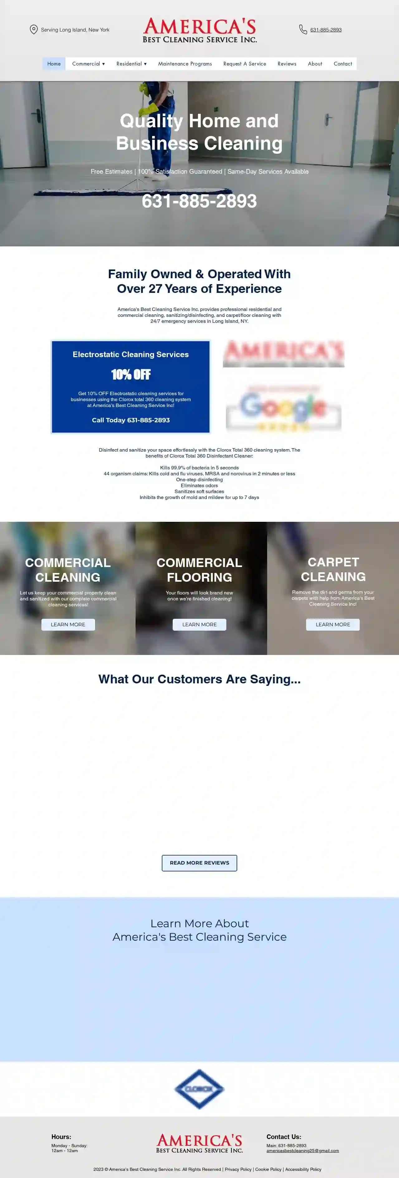 America's Best Cleaning Service Inc.