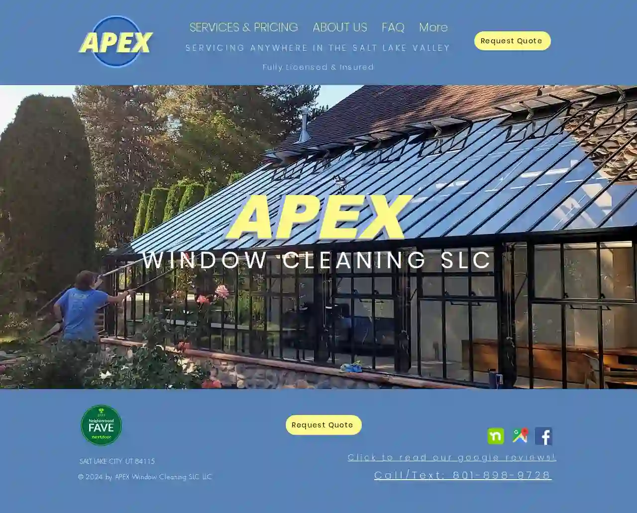 APEX Window Cleaning SLC