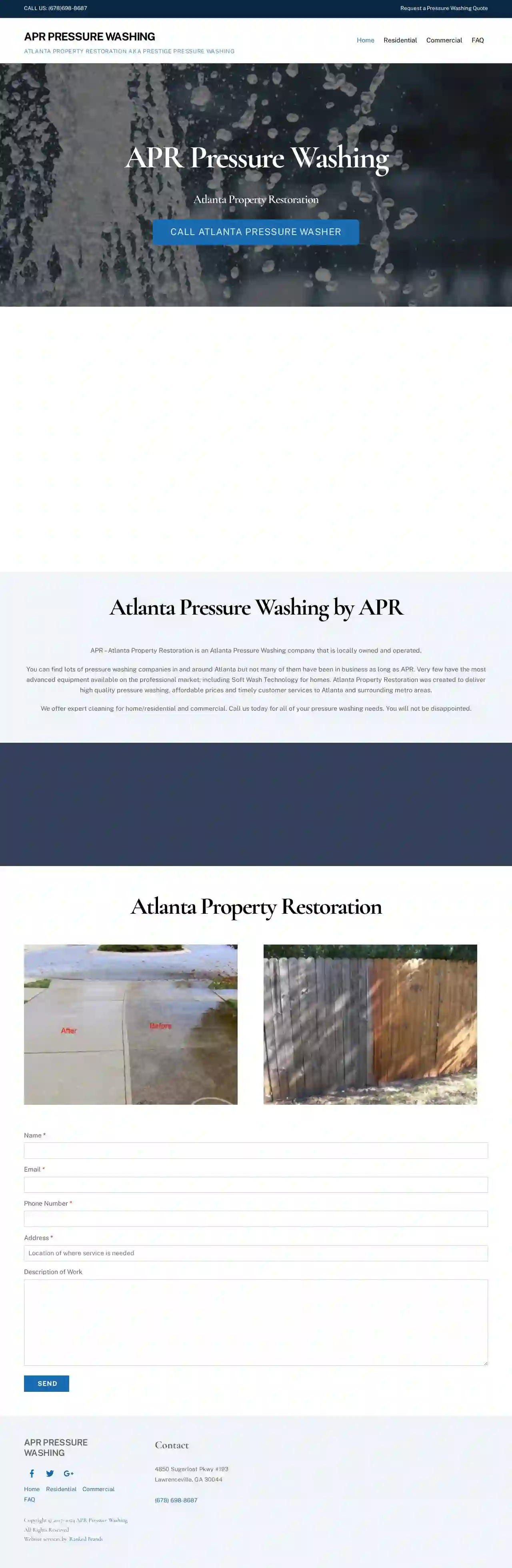 APR Pressure Washing