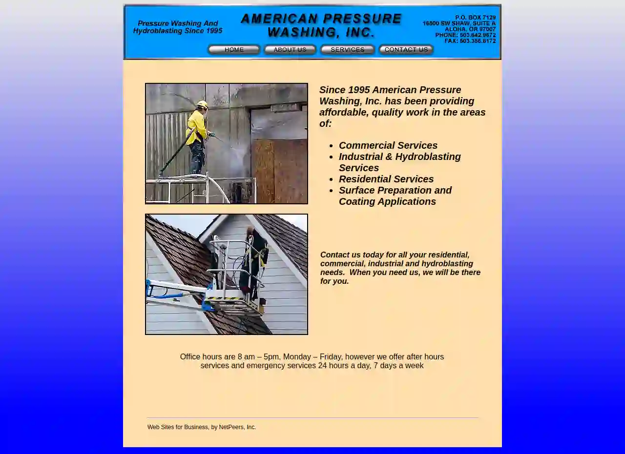 American Pressure Washing, INC.