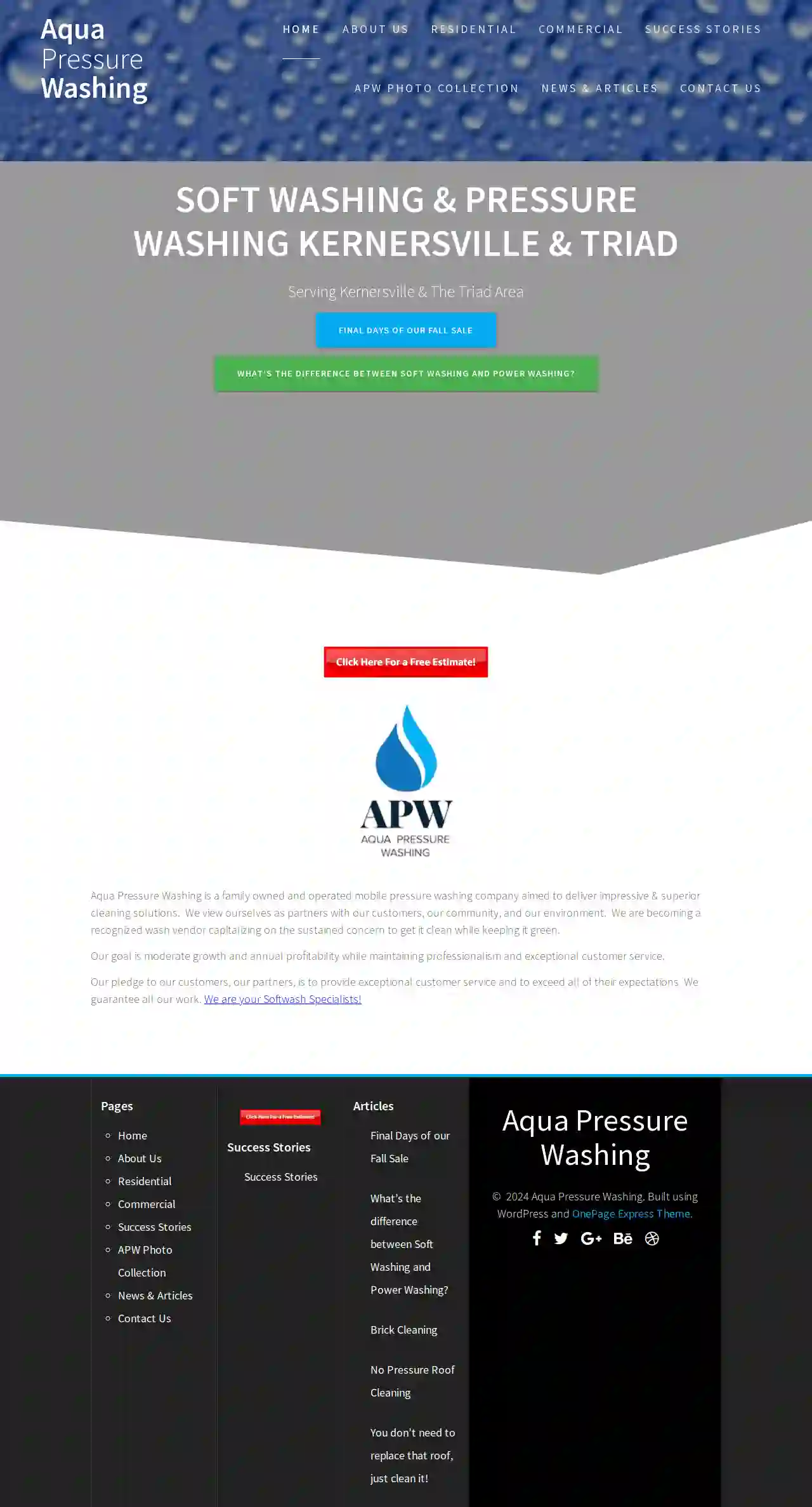 Aqua Pressure Washing