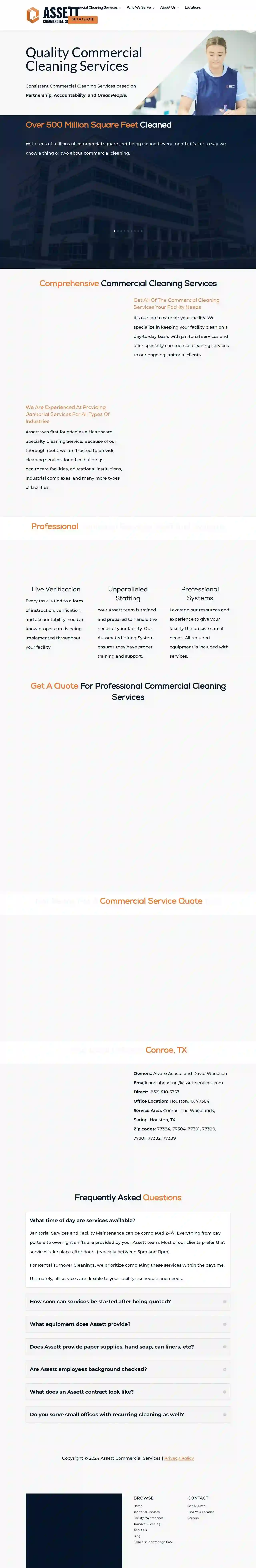 Assett Commercial Cleaning Services