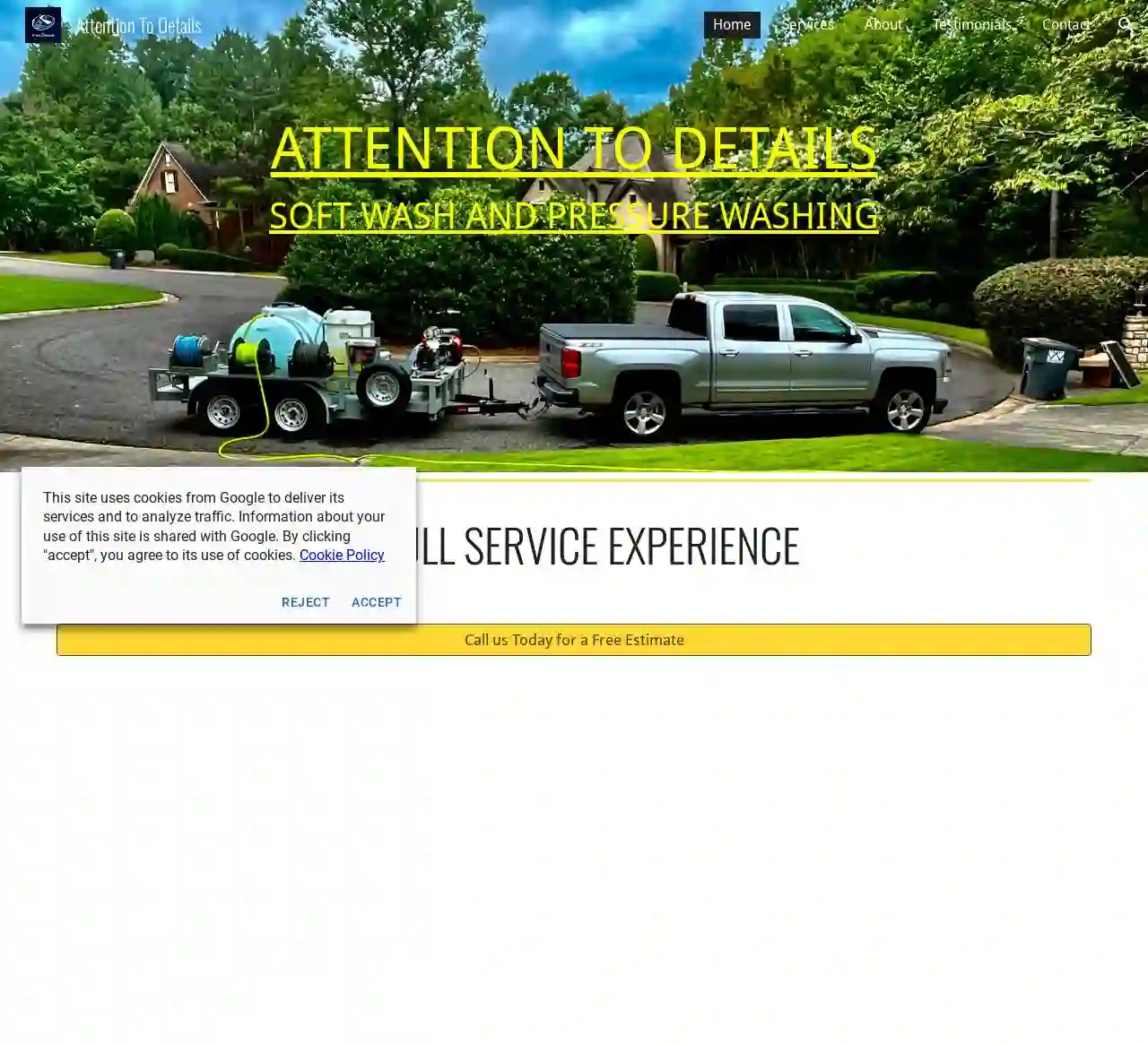 Attention to Details pressure washing and soft washing services