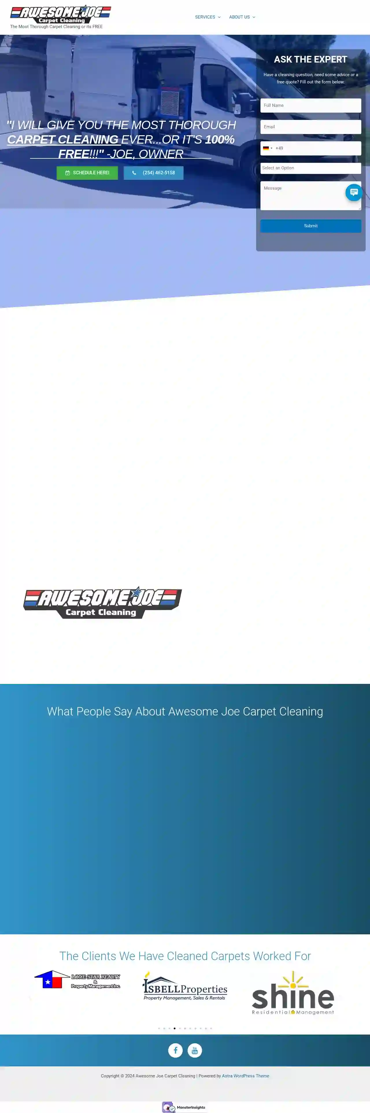 Awesome Joe Carpet Cleaning