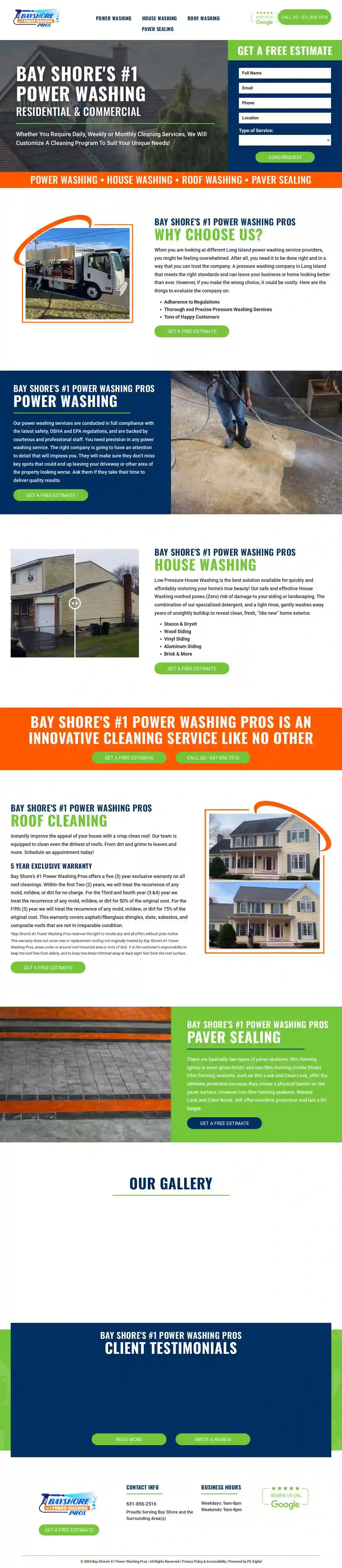 Bay Shores' #1 Power Washing Pros | House & Roof Washing