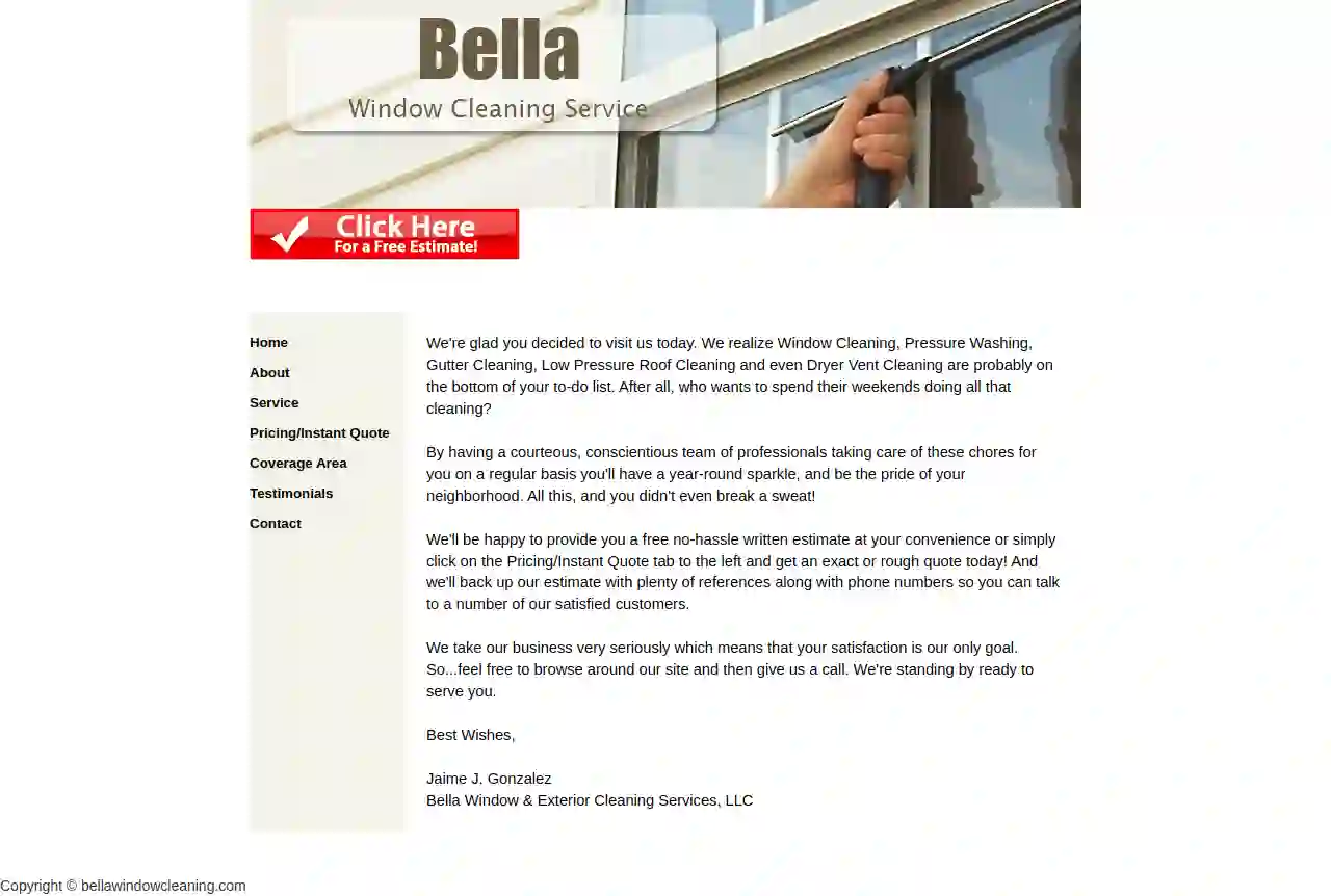 Bella Window & Exterior Cleaning Services