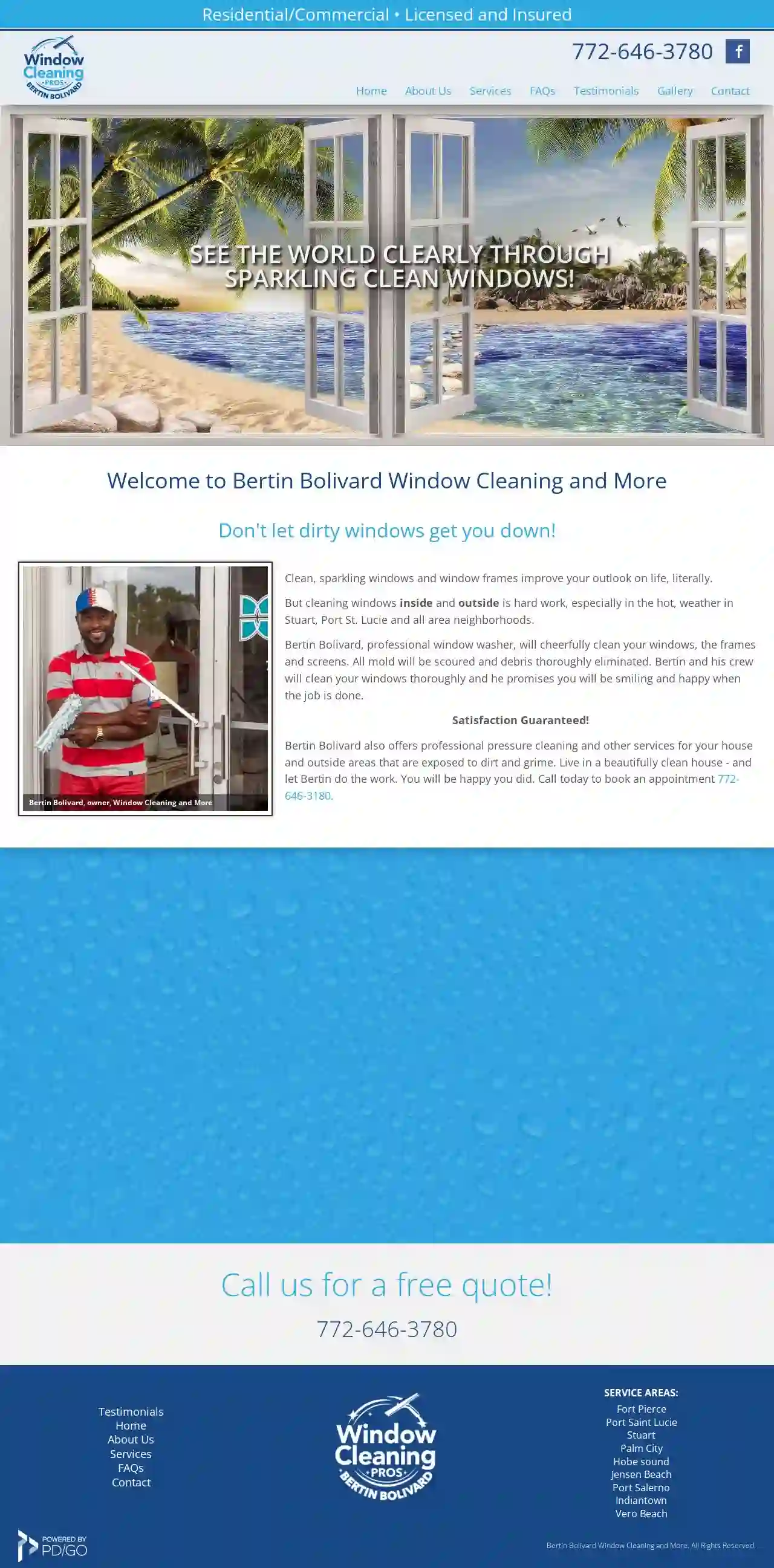 Bertin Bolivard Window & Pressure Cleaning