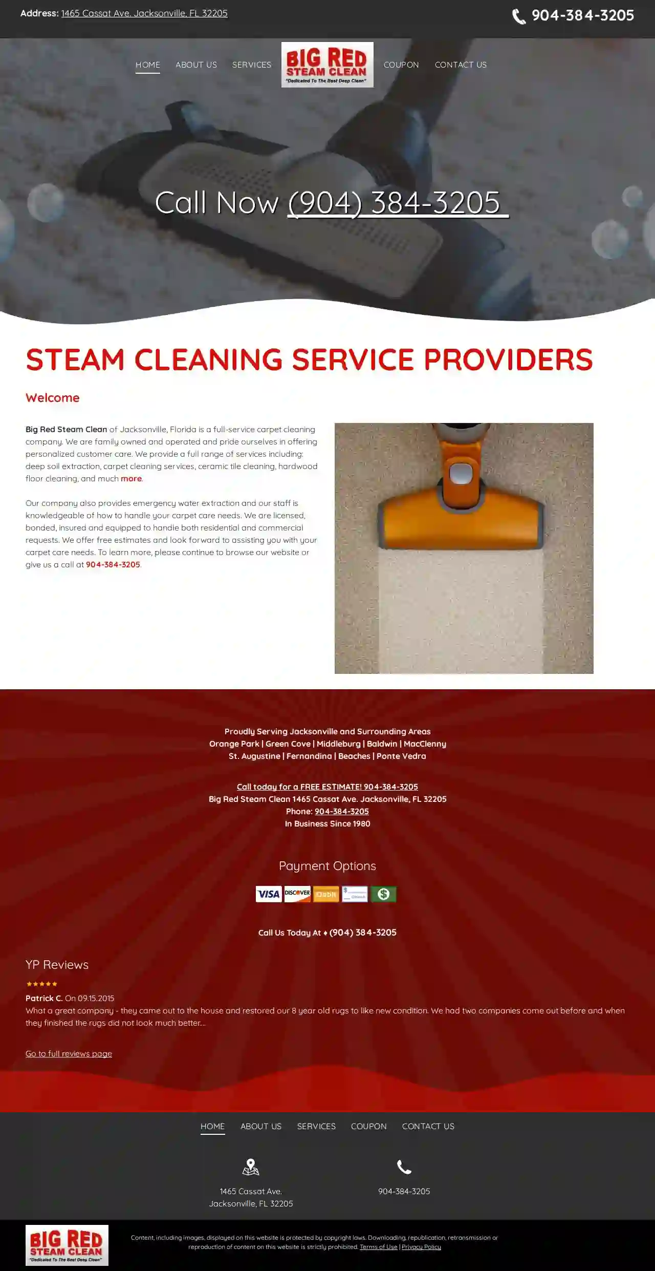 Big Red Steam Clean