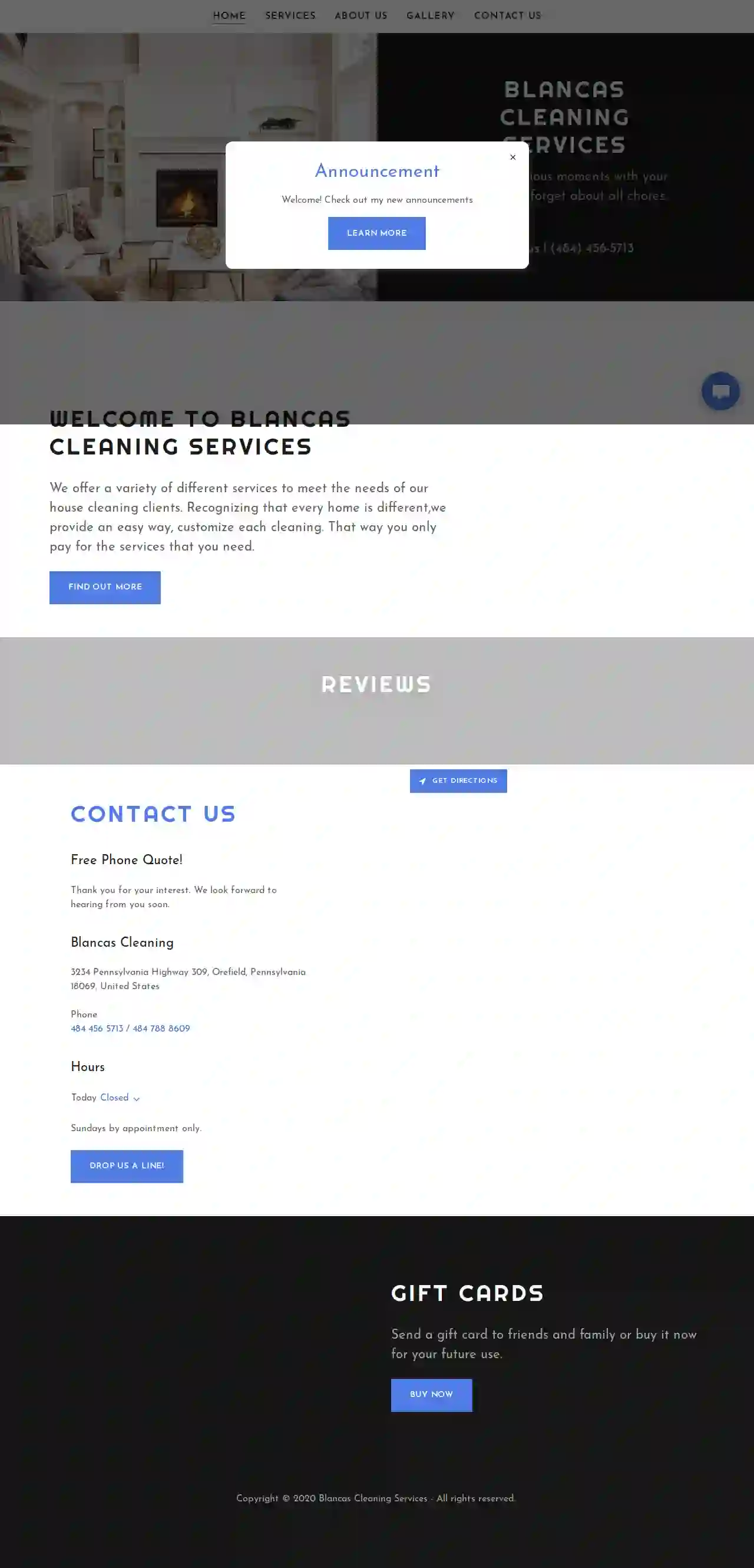 Blanca's Cleaning Services