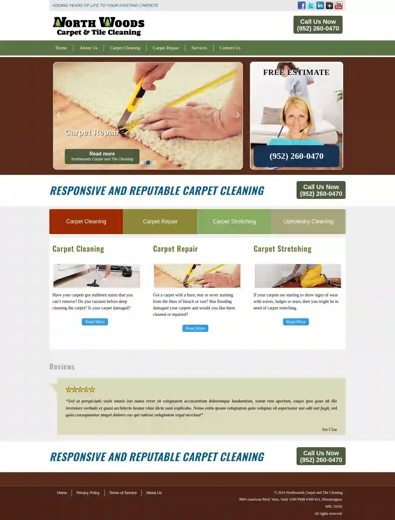 Northwoods Carpet and Tile Cleaning