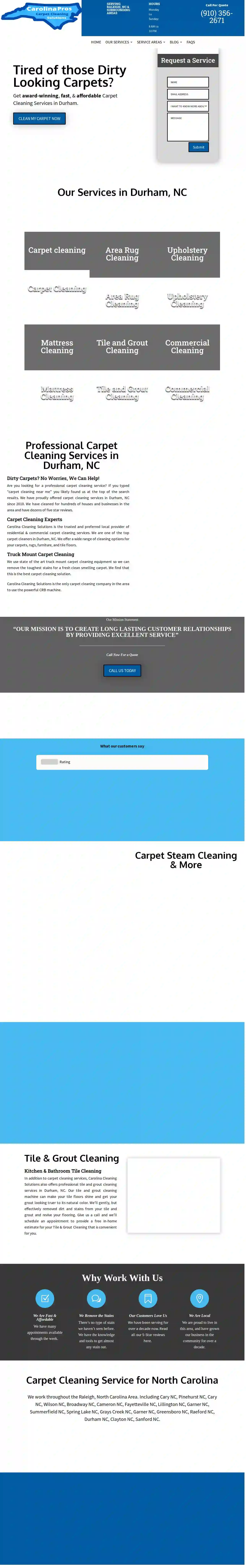 Carolina Carpet Cleaning Pros of Durham