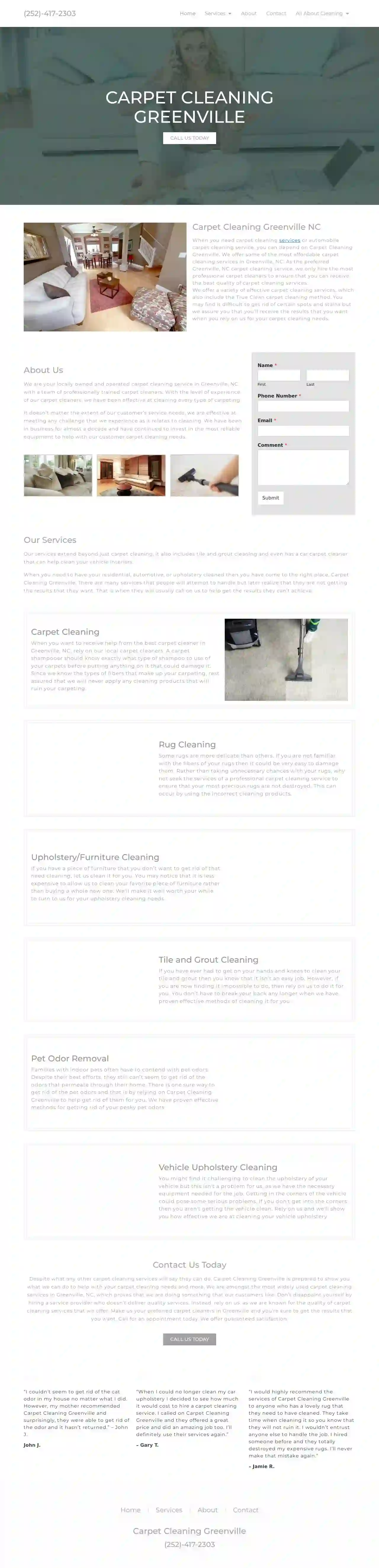 Carpet Cleaning Greenville