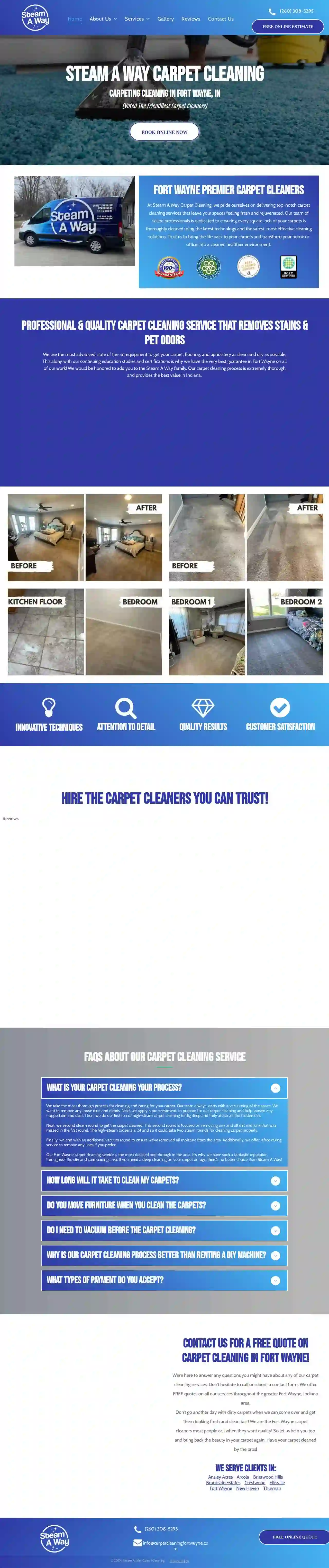 Steam A Way Carpet Cleaning