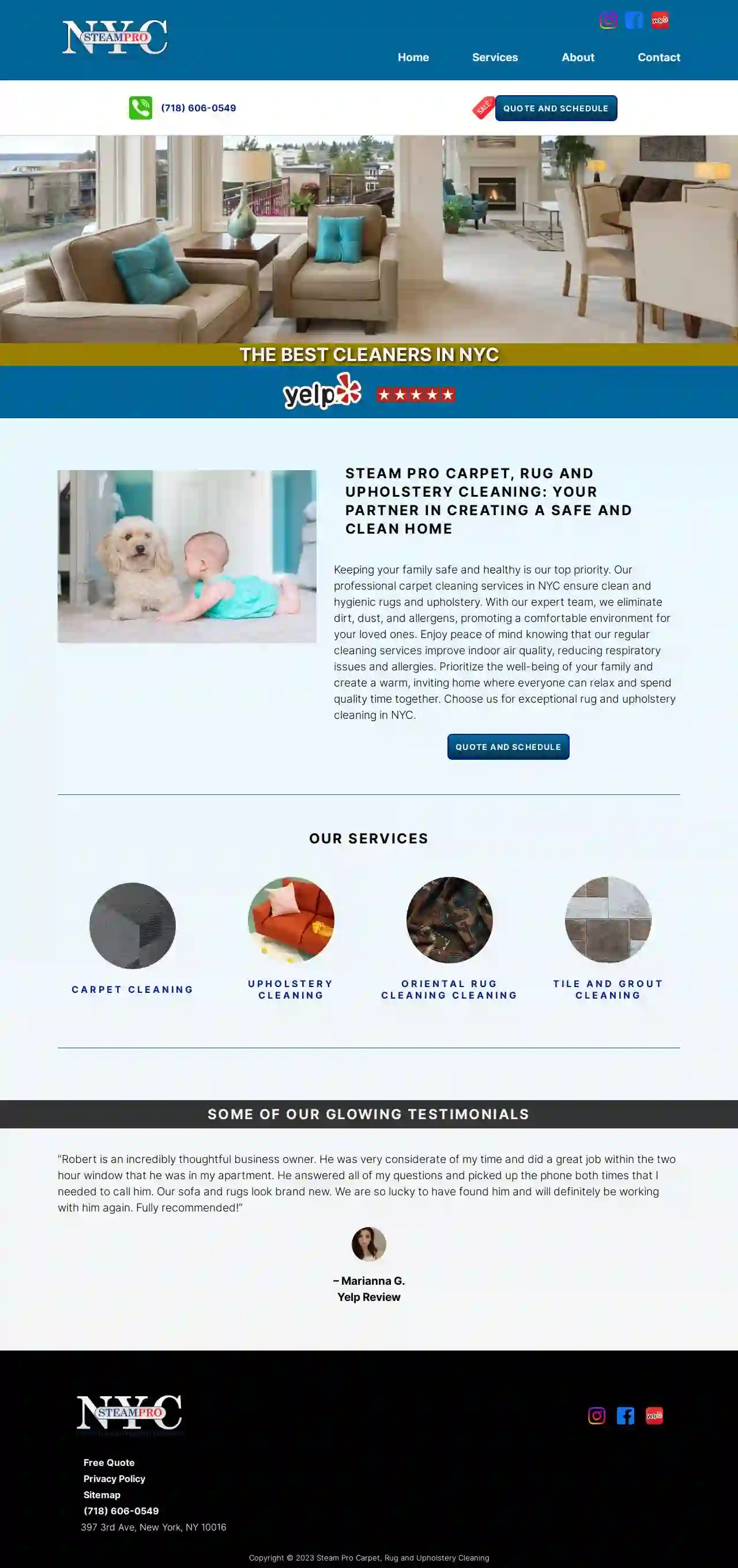 Steam Pro NYC Carpet, Rug and Upholstery Cleaning