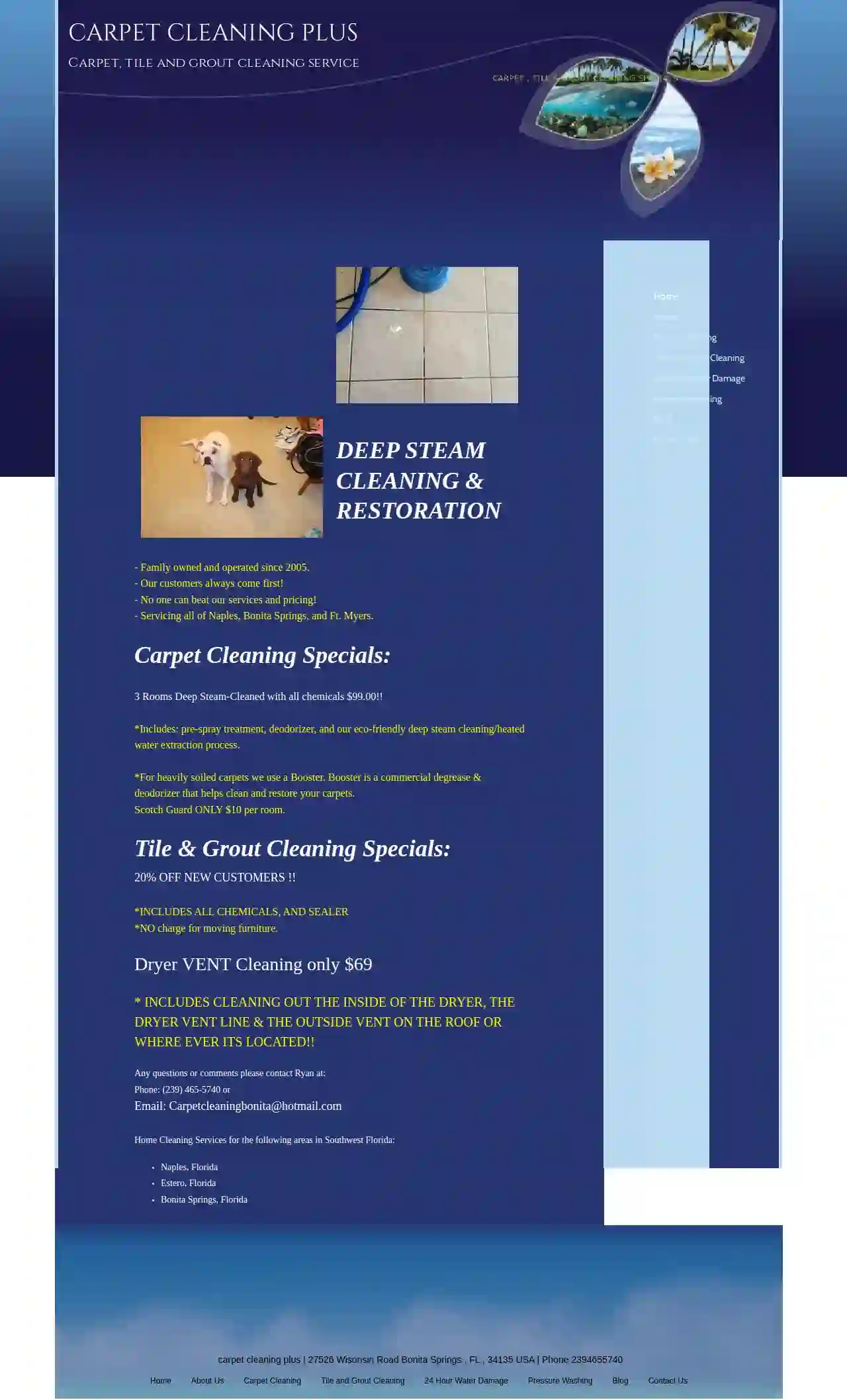 CARPET CLEANING PLUS