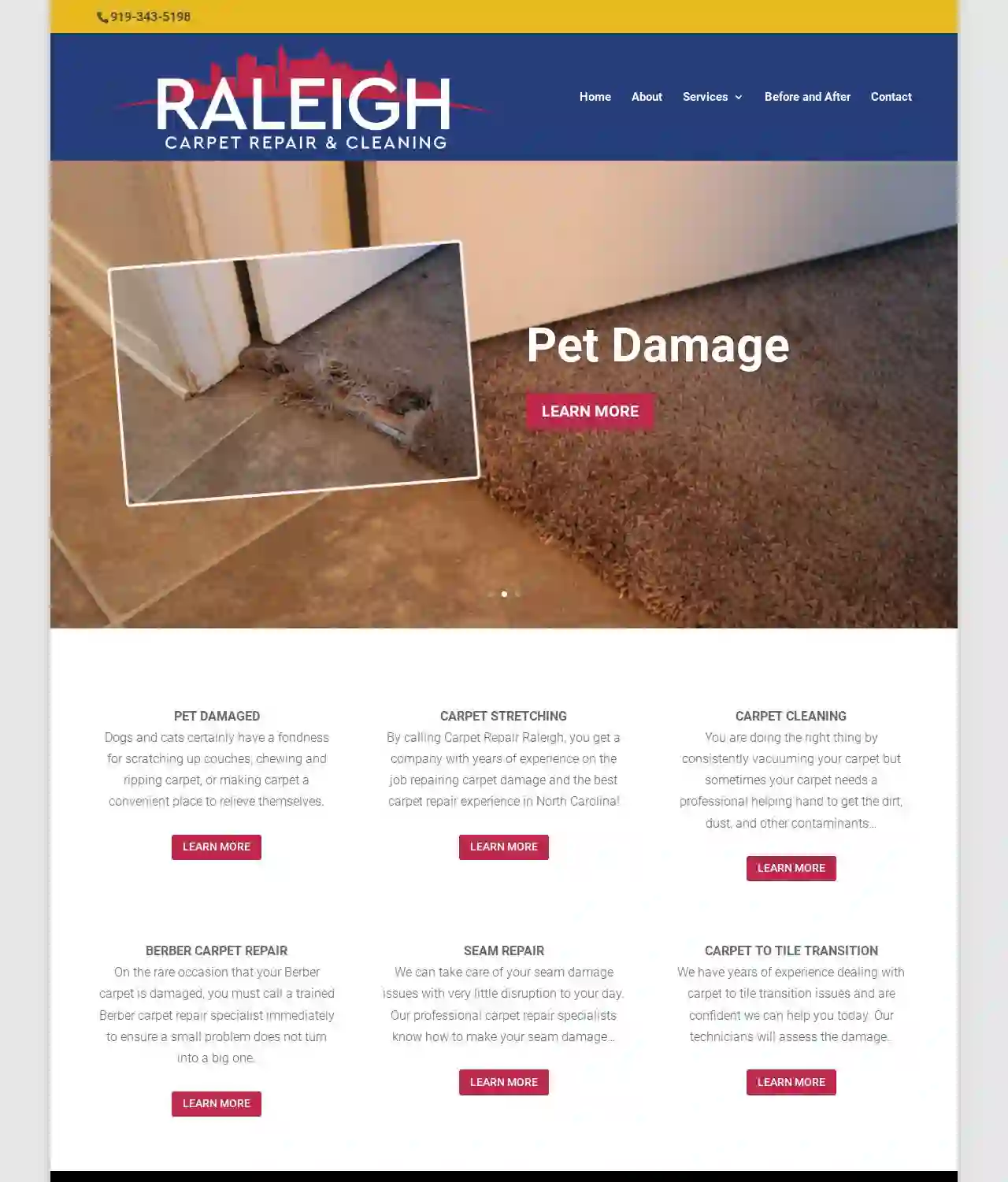 Raleigh Carpet Repair and Cleaning