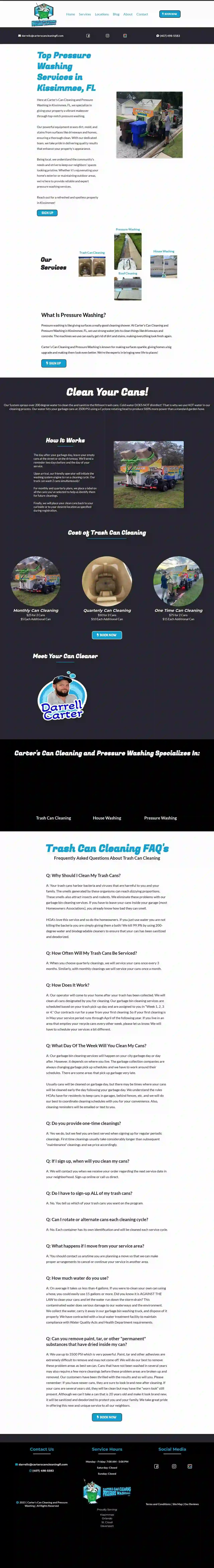 Carter's Can Cleaning and Pressure Washing LLC