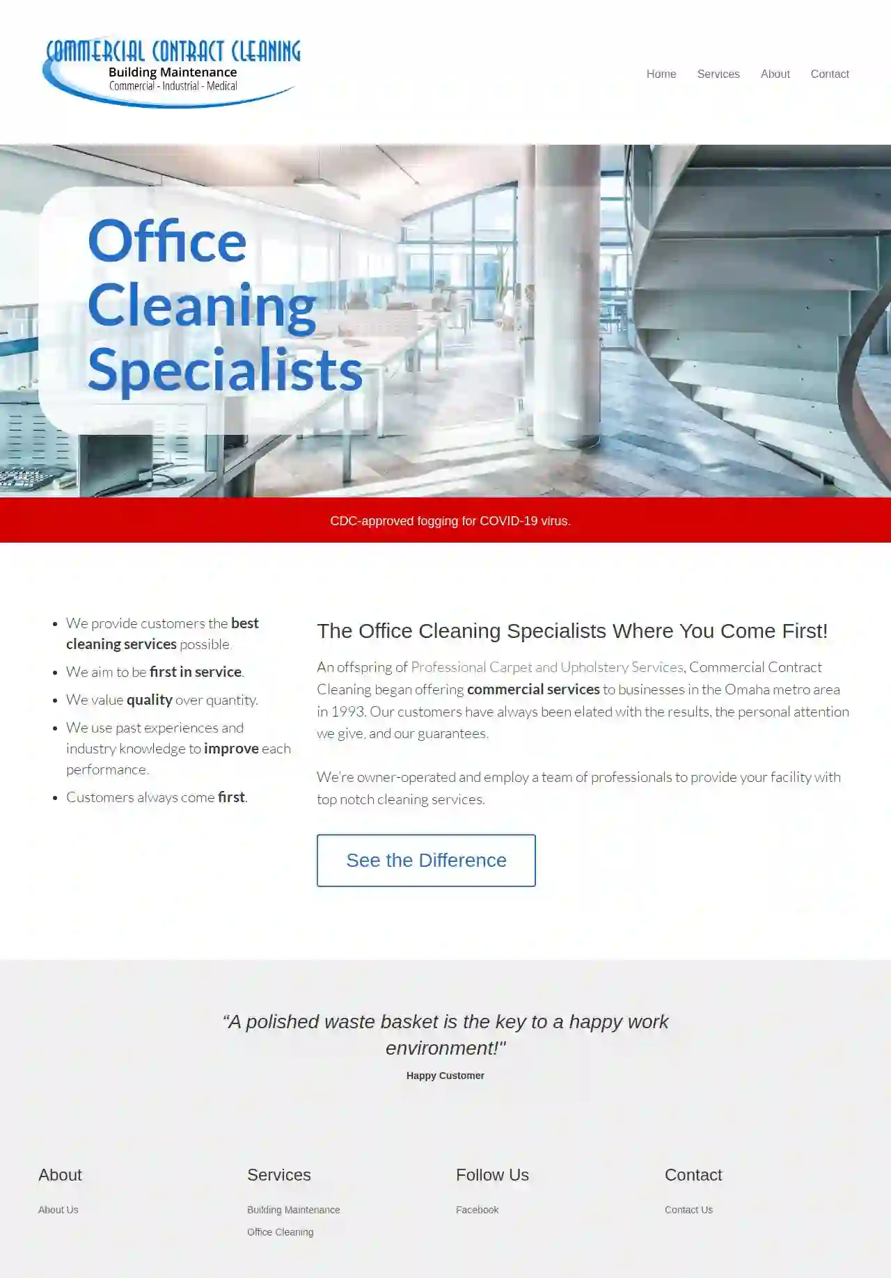 Commercial Contract Cleaning, Inc.